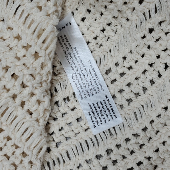 Eileen Fisher Short Sleeve Organic Cotton Knit Sweater Top Large - Picture 8 of 11